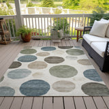Addison Chantille ACN2062 Geometric Machine Made Transitional Ivory Rug