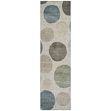 Addison Chantille ACN2062 Geometric Machine Made Transitional Khaki Rug