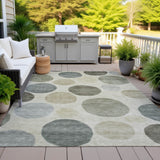Addison Chantille ACN2062 Geometric Machine Made Transitional Taupe Rug