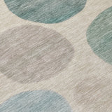 Addison Chantille ACN2062 Geometric Machine Made Transitional Teal Rug