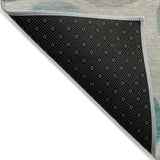 Addison Chantille ACN2062 Geometric Machine Made Transitional Teal Rug