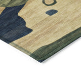 Addison Chantille ACN2063 Abstract Machine Made Transitional Navy Rug