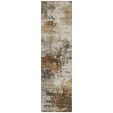 Addison Chantille ACN2064 Abstract Machine Made Transitional Brown Rug