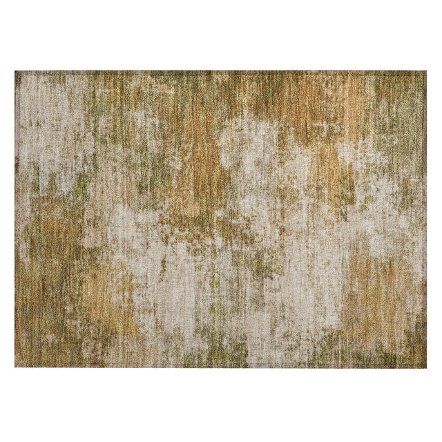 Addison Chantille ACN2064 Abstract Machine Made Transitional Copper Rug