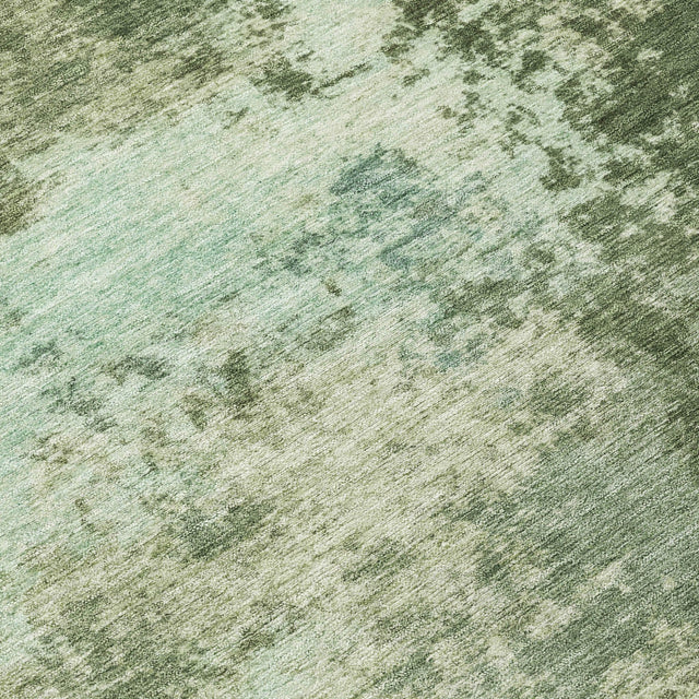 Addison Chantille ACN2065 Abstract Machine Made Transitional Aloe Rug