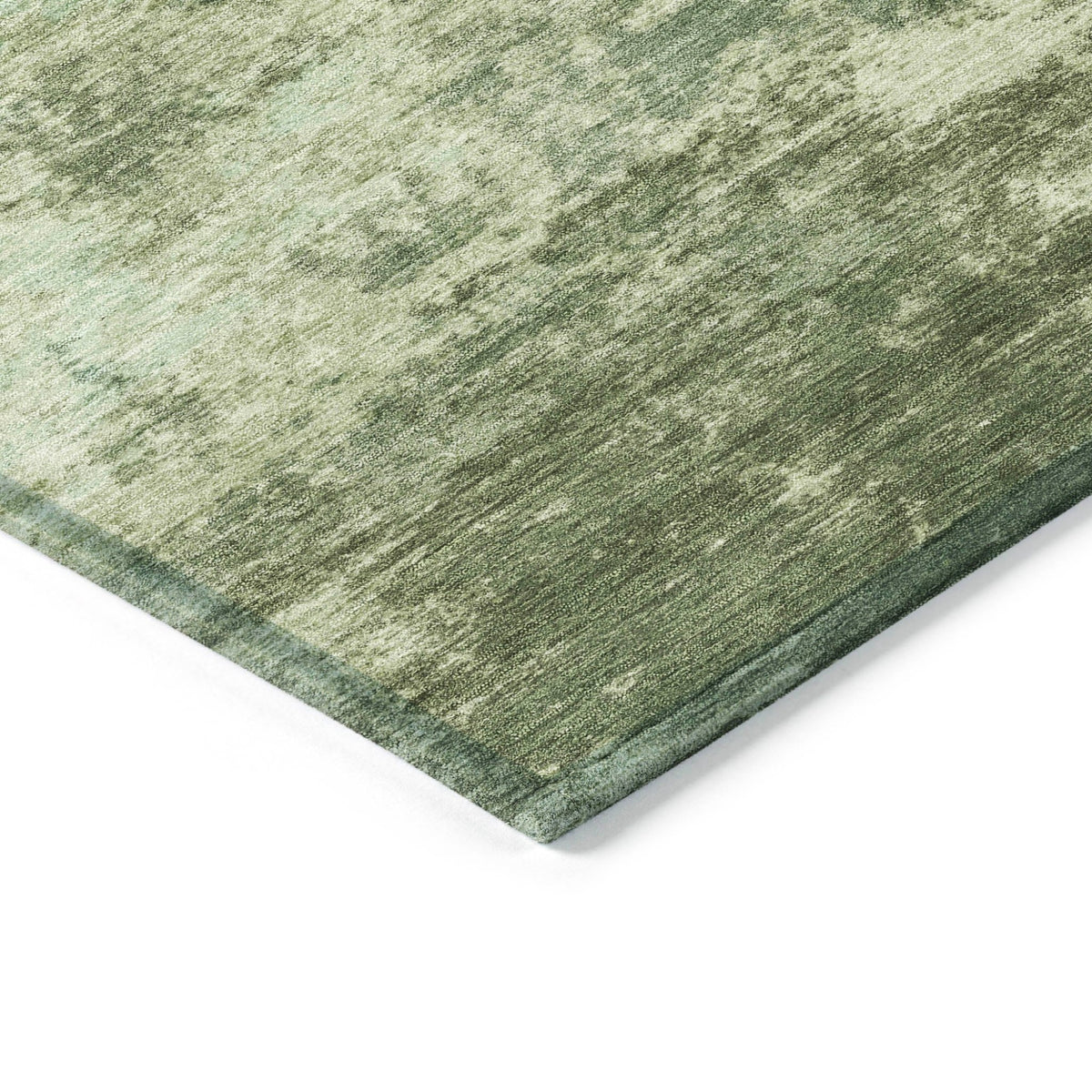 Addison Chantille ACN2065 Abstract Machine Made Transitional Aloe Rug