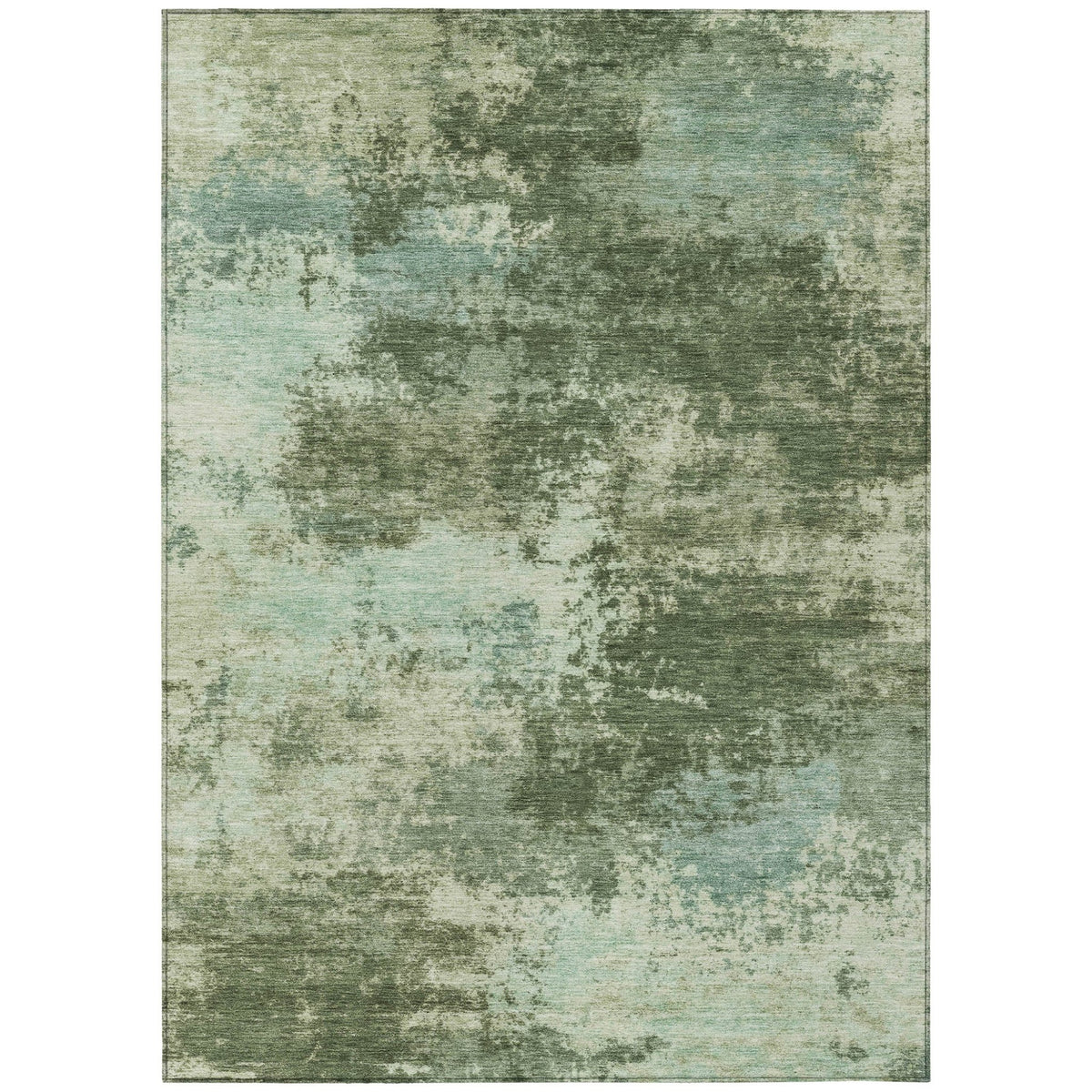 Addison Chantille ACN2065 Abstract Machine Made Transitional Aloe Rug