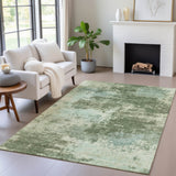 Addison Chantille ACN2065 Abstract Machine Made Transitional Aloe Rug