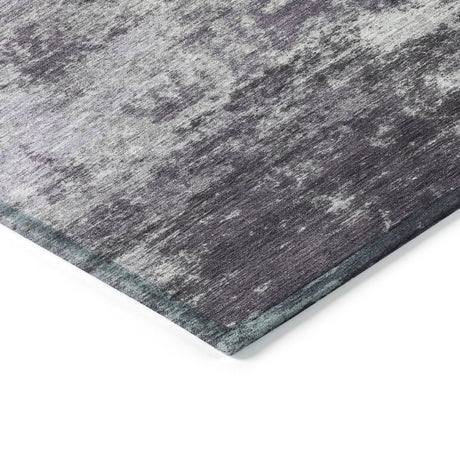 Addison Chantille ACN2065 Abstract Machine Made Transitional Purple Rug