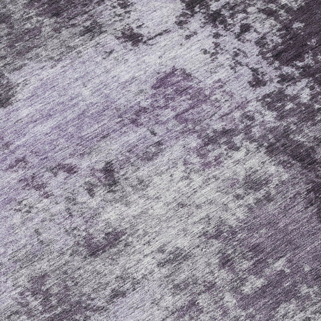 Addison Chantille ACN2065 Abstract Machine Made Transitional Purple Rug