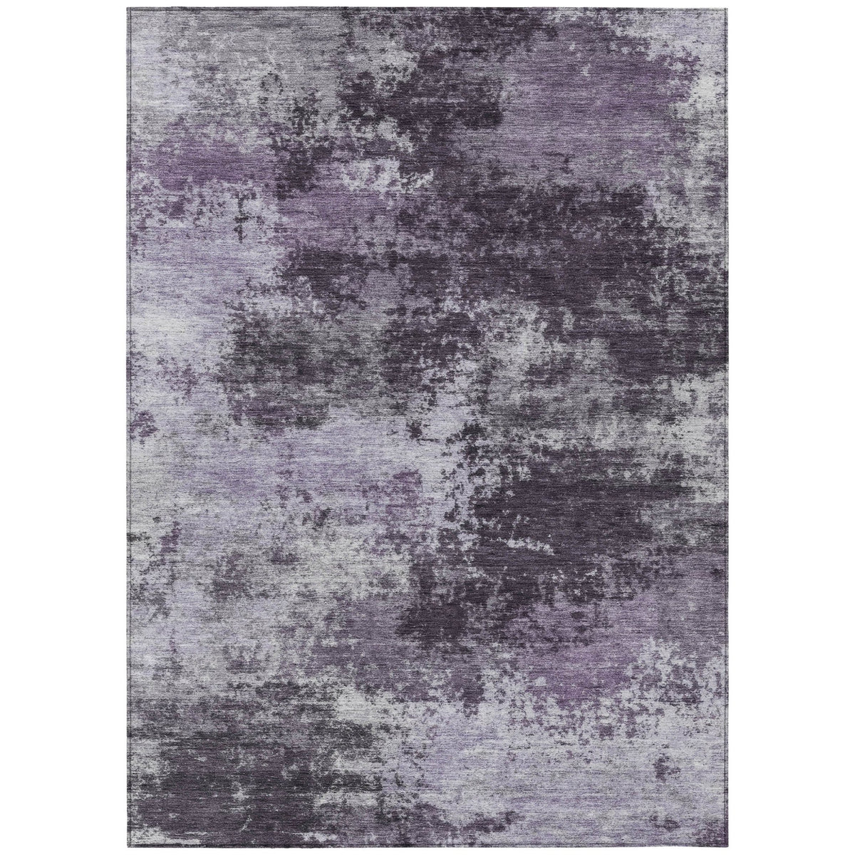 Addison Chantille ACN2065 Abstract Machine Made Transitional Purple Rug