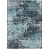 Addison Chantille ACN2065 Abstract Machine Made Transitional Teal Rug