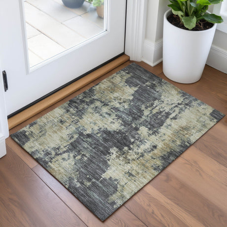 Addison Chantille ACN2066 Abstract Machine Made Transitional Gray Rug