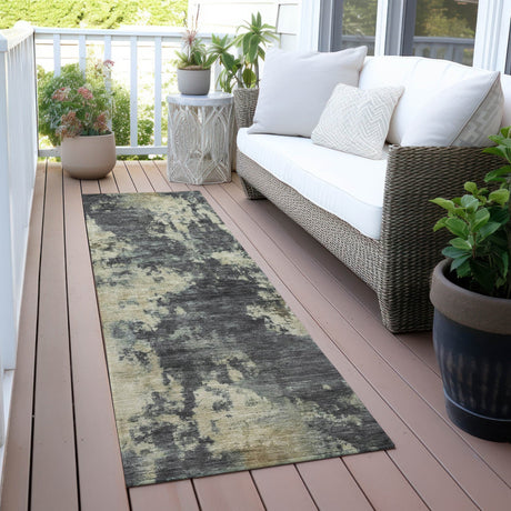 Addison Chantille ACN2066 Abstract Machine Made Transitional Gray Rug