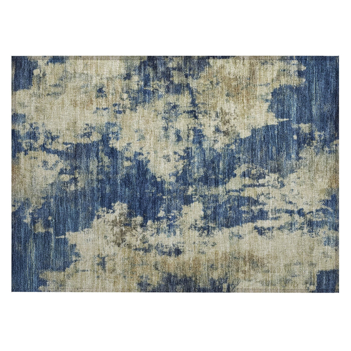 Addison Chantille ACN2066 Abstract Machine Made Transitional Navy Rug