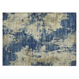 Addison Chantille ACN2066 Abstract Machine Made Transitional Navy Rug
