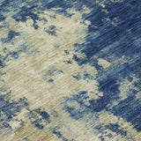 Addison Chantille ACN2066 Abstract Machine Made Transitional Navy Rug