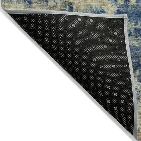 Addison Chantille ACN2066 Abstract Machine Made Transitional Navy Rug