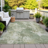 Addison Chantille ACN2066 Abstract Machine Made Transitional Sage Rug