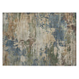 Addison Chantille ACN2067 Abstract Machine Made Transitional Blue Rug
