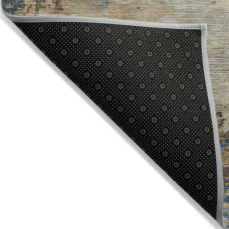 Addison Chantille ACN2067 Abstract Machine Made Transitional Blue Rug