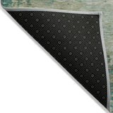Addison Chantille ACN2067 Abstract Machine Made Transitional Teal Rug