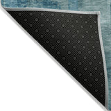 Addison Chantille ACN2069 Abstract Machine Made Transitional Blue Rug