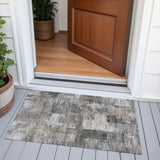 Addison Chantille ACN2069 Abstract Machine Made Transitional Pewter Rug