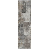 Addison Chantille ACN2069 Abstract Machine Made Transitional Pewter Rug