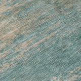 Addison Chantille ACN2071 Abstract Machine Made Transitional Aqua Rug