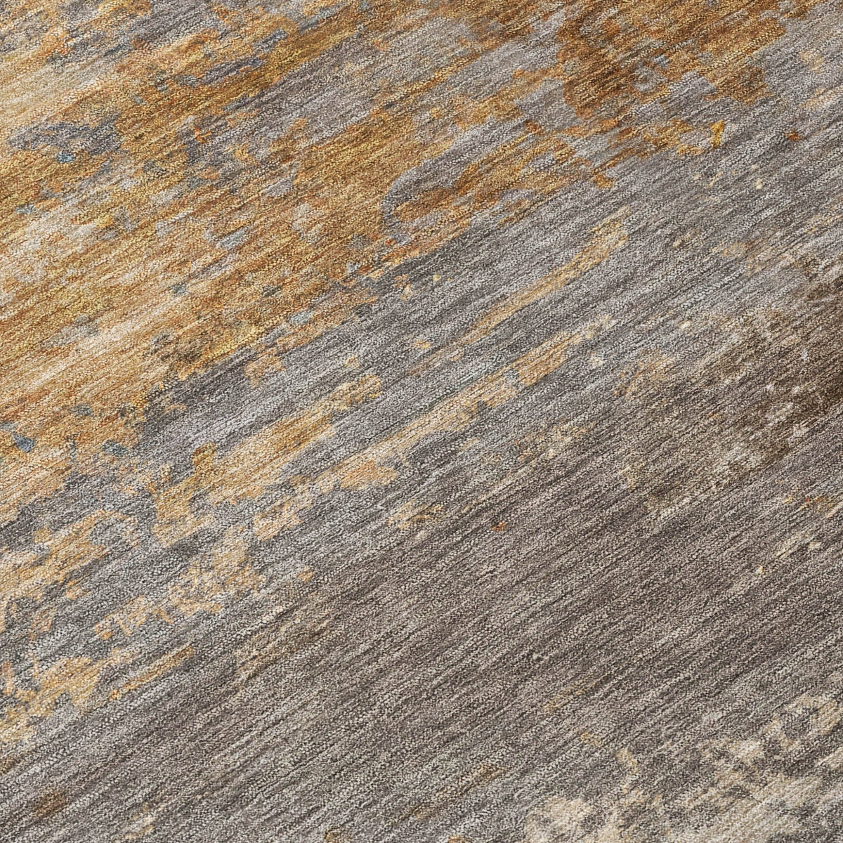 Addison Chantille ACN2071 Abstract Machine Made Transitional Brown Rug
