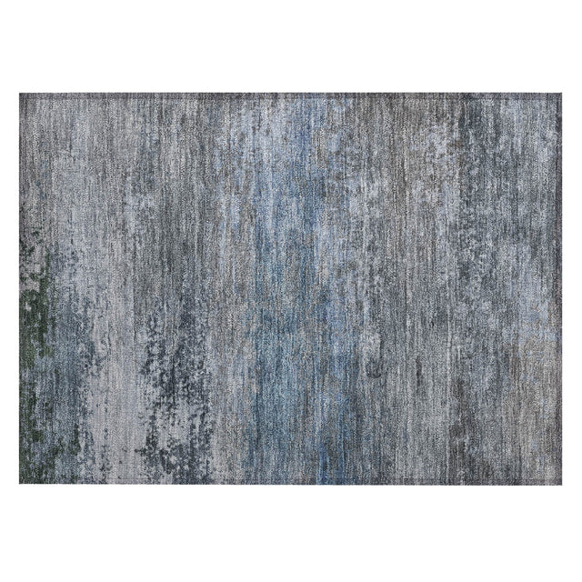 Addison Chantille ACN2071 Abstract Machine Made Transitional Pewter Rug