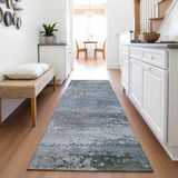 Addison Chantille ACN2071 Abstract Machine Made Transitional Pewter Rug