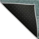 Addison Chantille ACN2071 Abstract Machine Made Transitional Teal Rug