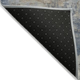 Addison Chantille ACN2073 Abstract Machine Made Transitional Denim Rug
