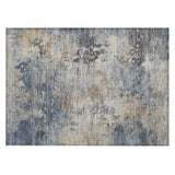 Addison Chantille ACN2073 Abstract Machine Made Transitional Denim Rug