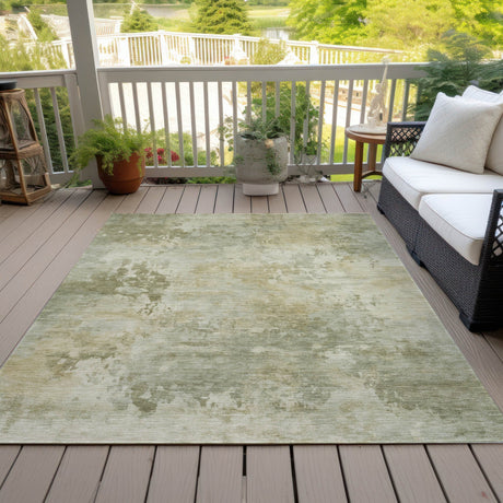 Addison Chantille ACN2073 Abstract Machine Made Transitional Sage Rug