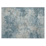 Addison Chantille ACN2073 Abstract Machine Made Transitional Teal Rug