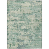 Addison Chantille ACN2074 Abstract Machine Made Transitional Teal Rug