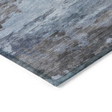 Addison Chantille ACN2075 Abstract Machine Made Transitional Blue Rug