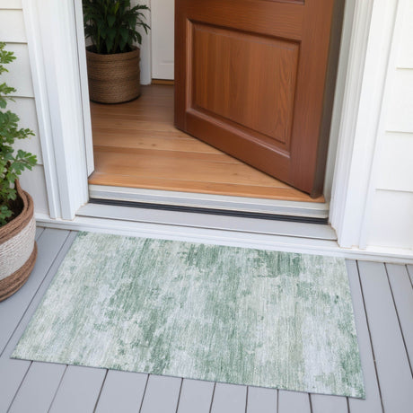 Addison Chantille ACN2075 Abstract Machine Made Transitional Mint Rug
