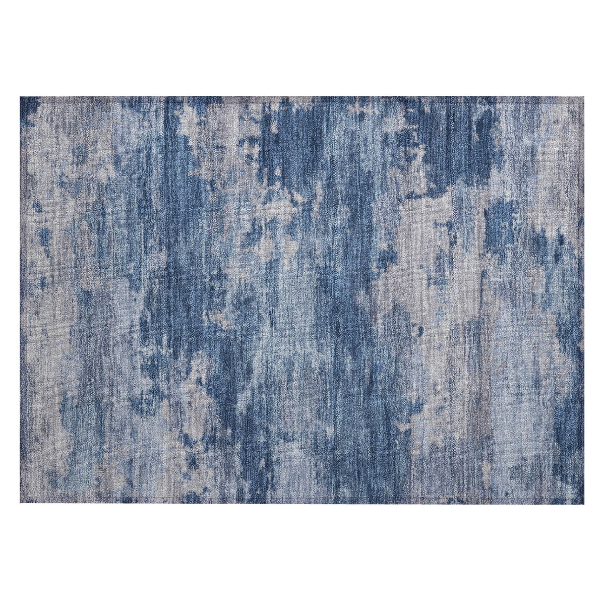 Addison Chantille ACN2075 Abstract Machine Made Transitional Navy Rug