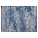 Addison Chantille ACN2075 Abstract Machine Made Transitional Navy Rug
