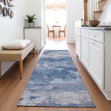 Addison Chantille ACN2075 Abstract Machine Made Transitional Navy Rug