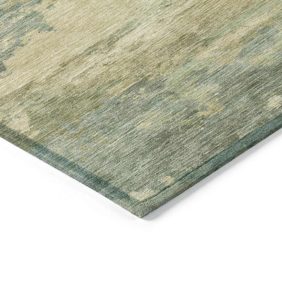 Addison Chantille ACN2075 Abstract Machine Made Transitional Seafoam Rug