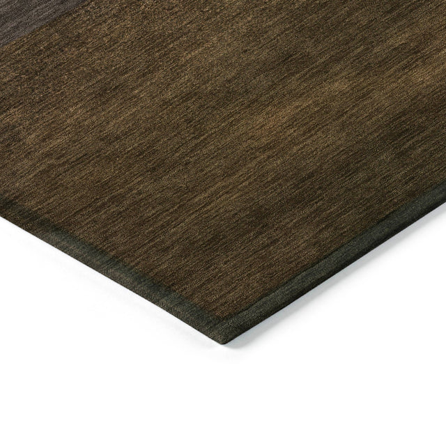 Addison Chantille ACN2078 Coastal Machine Made Transitional Brown Rug