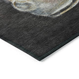 Addison Chantille ACN2080 Animal Machine Made Transitional Ivory Rug