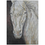 Addison Chantille ACN2080 Animal Machine Made Transitional Ivory Rug