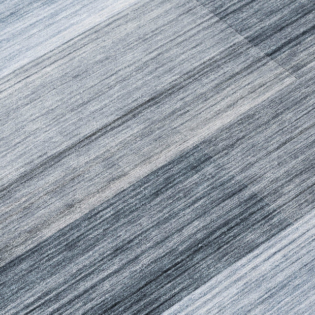 Addison Chantille ACN2082 Stripes Machine Made Transitional Denim Rug