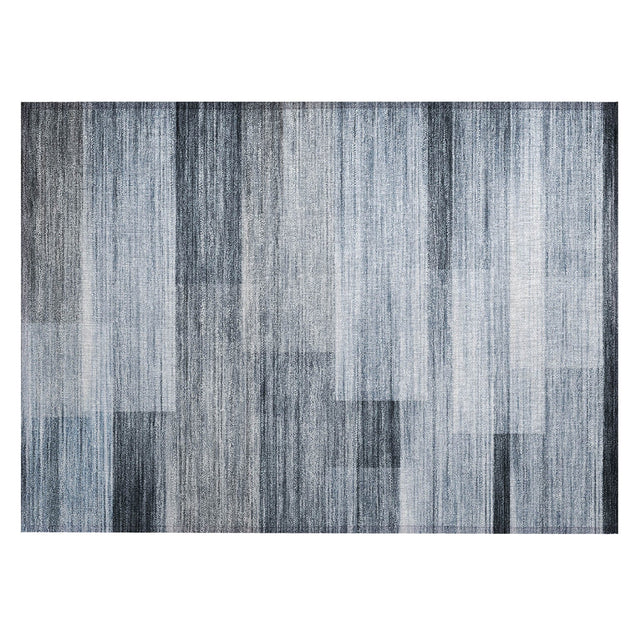 Addison Chantille ACN2082 Stripes Machine Made Transitional Denim Rug